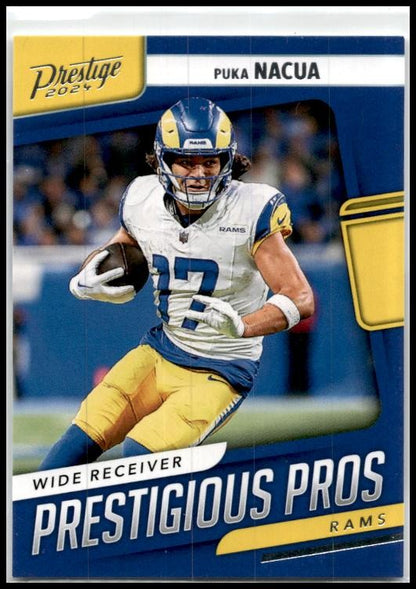 2024 Panini Prestige Prestigious Pros #PP-PNA Puka Nacua Los Angeles Rams