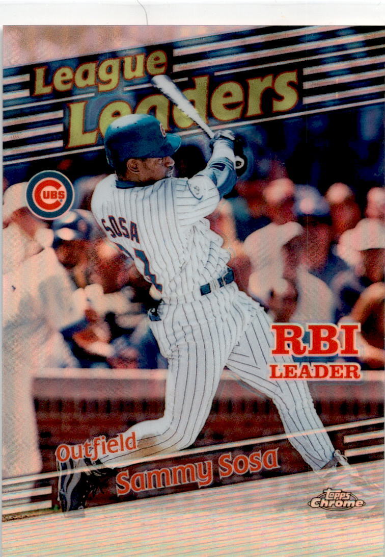 Topps Chrome Refractor #225 Sammy Sosa Chicago Cubs