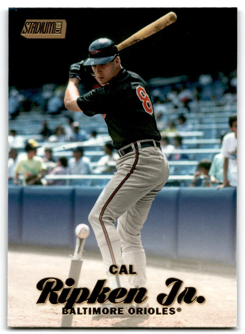 2017 Stadium Club Gold Foil Cal Ripken Jr. Baltimore Orioles #221