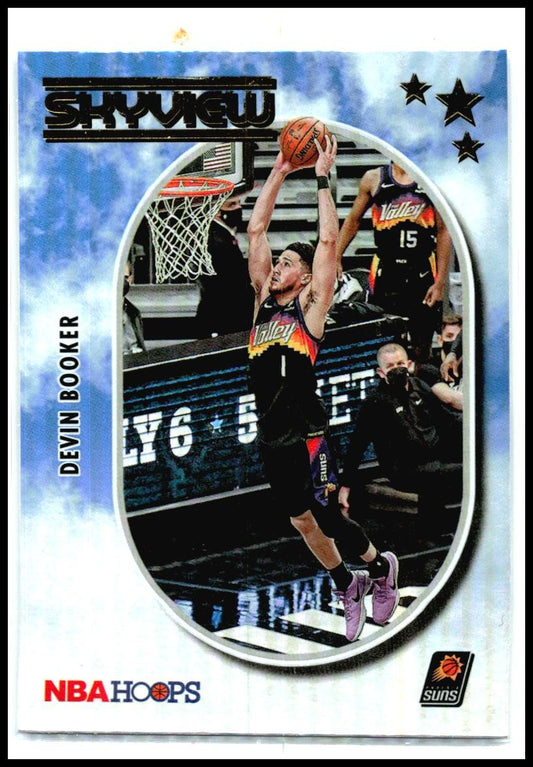 2021-22 Hoops Skyview #21 Devin Booker Phoenix Suns