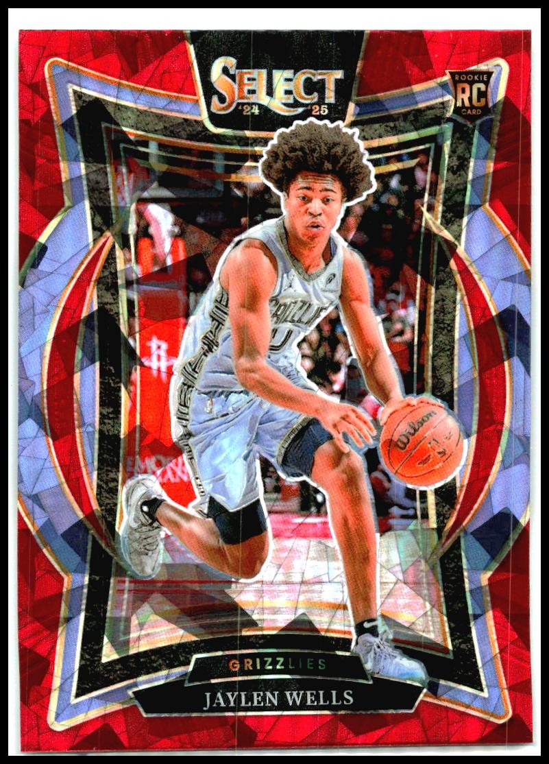 2024-25 Select Red Ice #79 Jaylen Wells Memphis