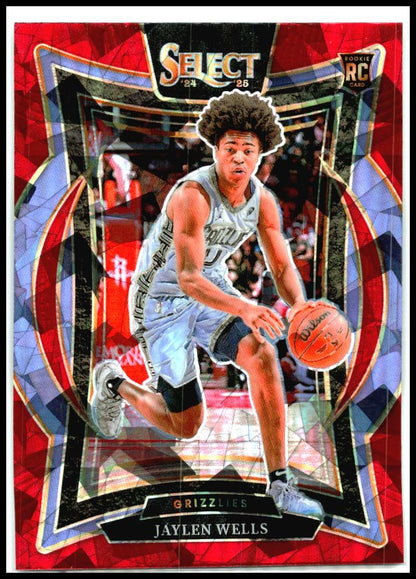 2024-25 Select Red Ice #79 Jaylen Wells Memphis