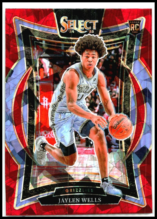 2024-25 Select Red Ice #79 Jaylen Wells Memphis