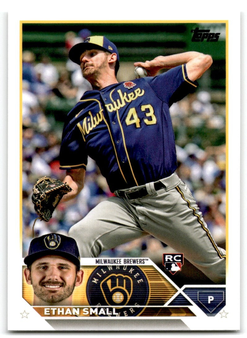 2023 Topps Ethan Small Rookie Milwaukee Brewers #87