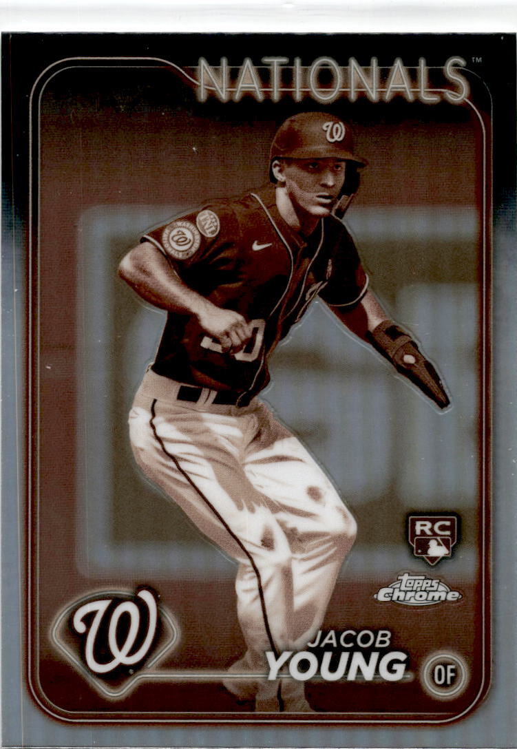 2024 Topps Chrome Sepia Refractors #264 Jacob Young Rookie Washington Nationals