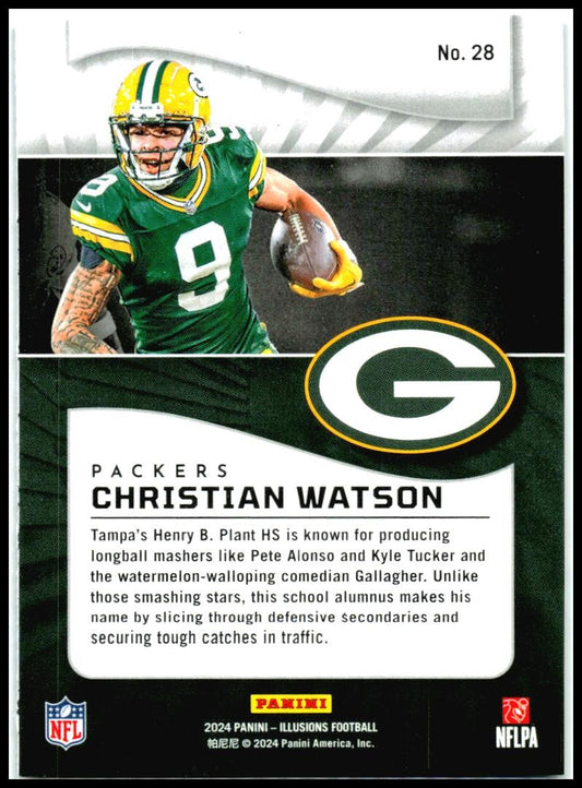 2024 Panini Illusions Retail #28 Christian Watson Green Bay Packers