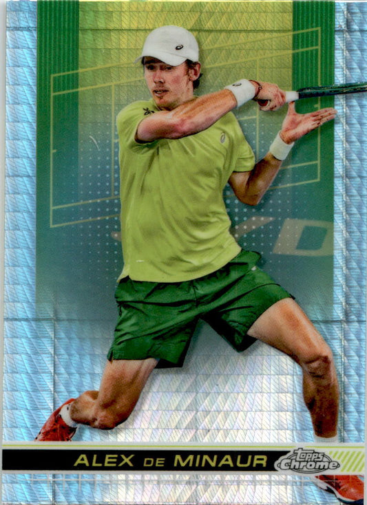 2024 Topps Chrome Tennis Prism #98 Alex De Minaur