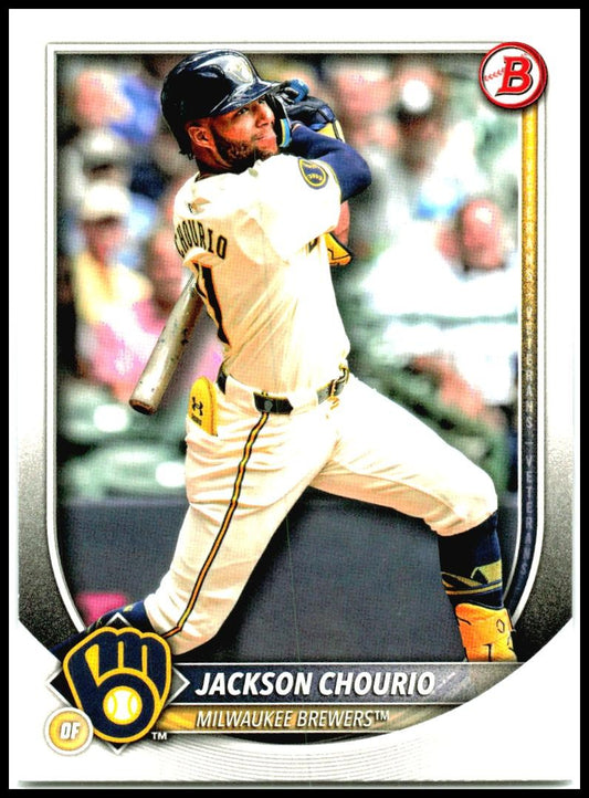 2025 Bowman #11 Jackson Chourio Milwaukee Brewers