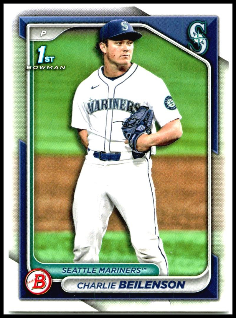2024 Bowman Draft #BD-132 Charlie Beilenson Seattle Mariners