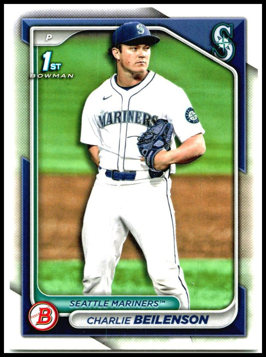 2024 Bowman Draft #BD-132 Charlie Beilenson Seattle Mariners