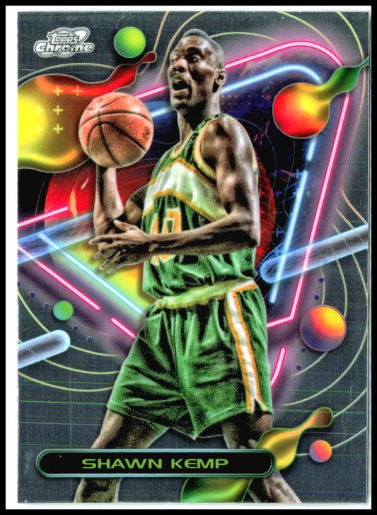 2023-24 Topps Chrome Cosmic #88 Shawn Kemp Seattle SuperSonics
