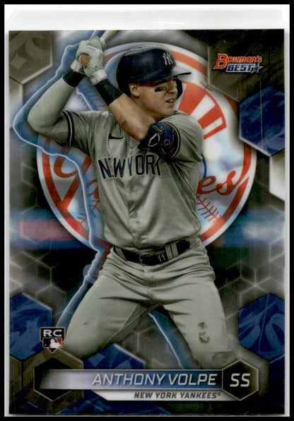 2023 Bowman's Best Refractors #42 Anthony Volpe New York Yankees