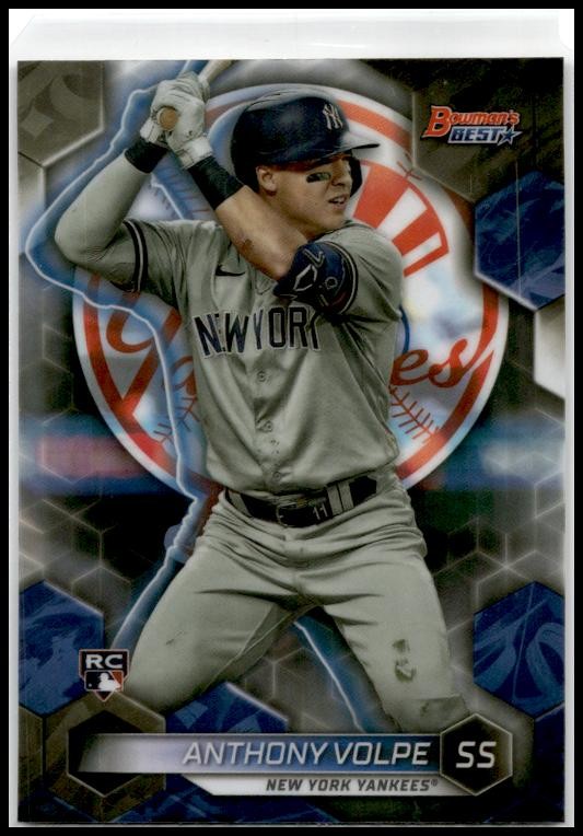 2023 Bowman's Best Refractors #42 Anthony Volpe New York Yankees
