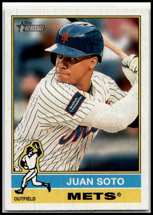 2025 Topps Heritage #286 Juan Soto Mets