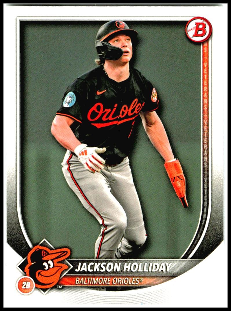 2025 Bowman #77 Jackson Holliday Baltimore Orioles