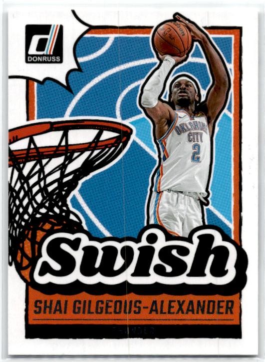 2024-25 Donruss Swish #1 Shai Gilgeous-Alexander Oklahoma City Thunder