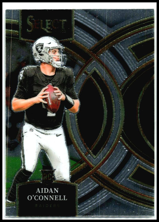 2023 Panini Select #163 Aidan O'Connell Rookie Las Vegas Raiders