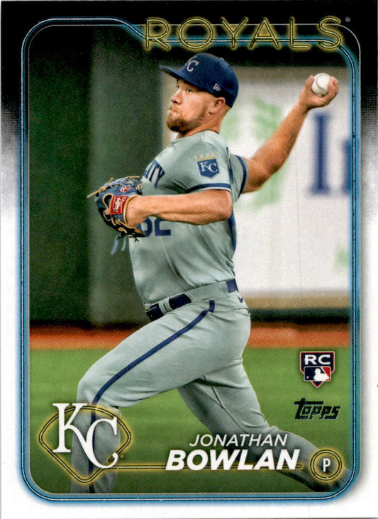 2024 Topps #399 Jonathan Bowlan Rookie Kansas City Royals