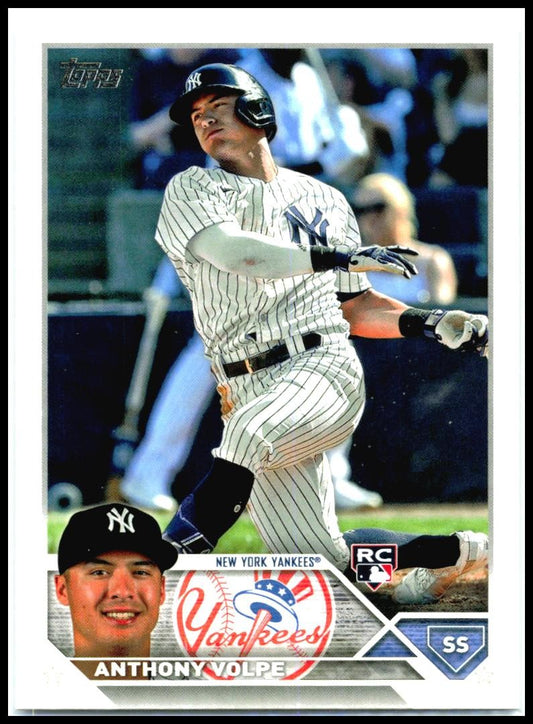 2023 Topps #460 Anthony Volpe Rookie New York Yankees