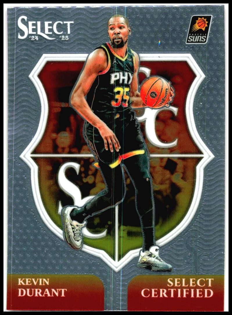 2024-25 Panini Select Select Certified #17 Kevin Durant Phoenix Suns