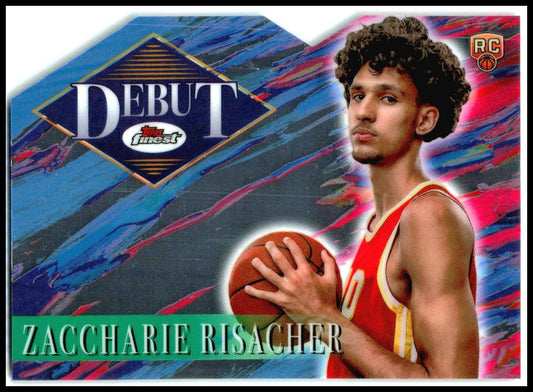 2024-25 Topps Finest Debut #D-4 Zaccharie Risacher Hawks