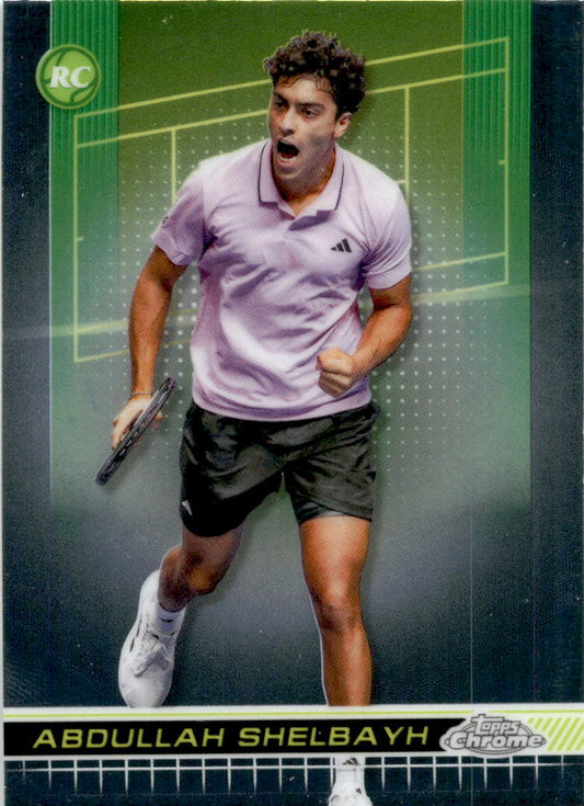2024 Topps Chrome Tennis #172 Abdullah Shelbayh