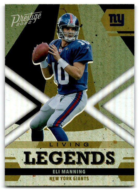 2022 Panini Prestige Living Legends Eli Manning New York Giants #LL-10