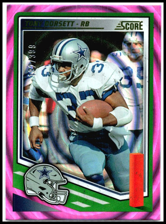 2025 Score Ellipse #202 Tony Dorsett #/399 Dallas Cowboys