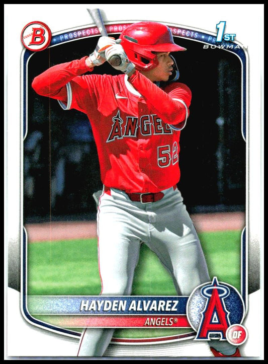 2025 Bowman Prospects #BP-12 Hayden Alvarez Los Angeles Angels
