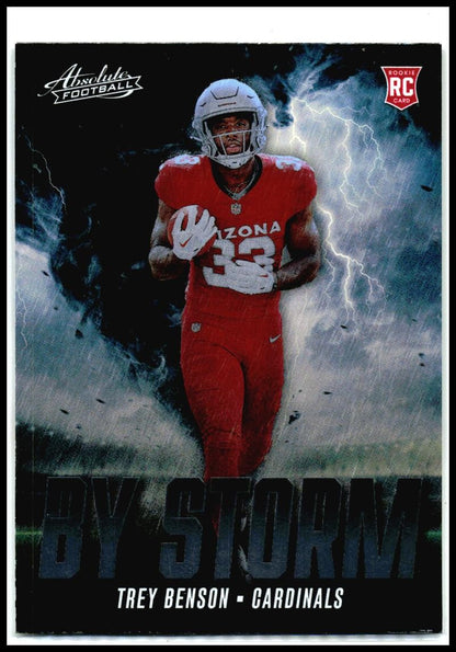 2024 Panini Absolute By Storm #BS-TBN Trey Benson Arizona Cardinals