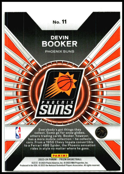 2023-24 Panini Prizm Dominance #11 Devin Booker Phoenix Suns