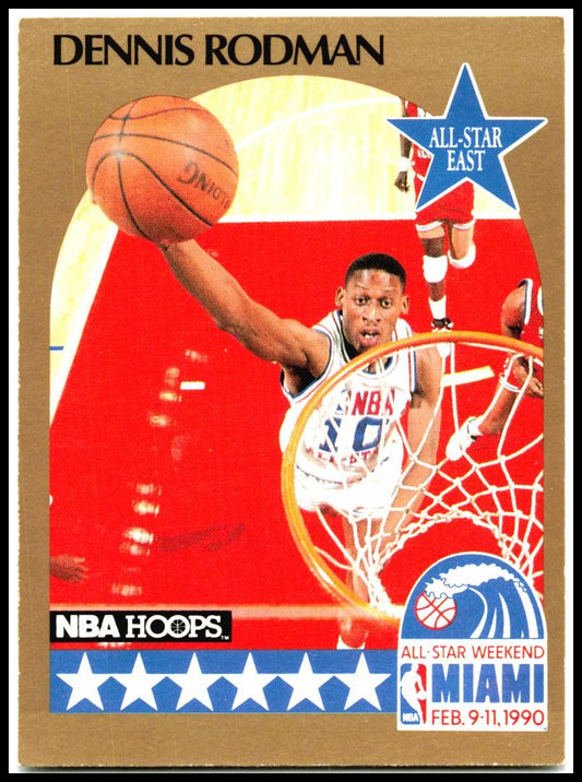 1990-91 Hoops #10 Dennis Rodman Detroit Pistons