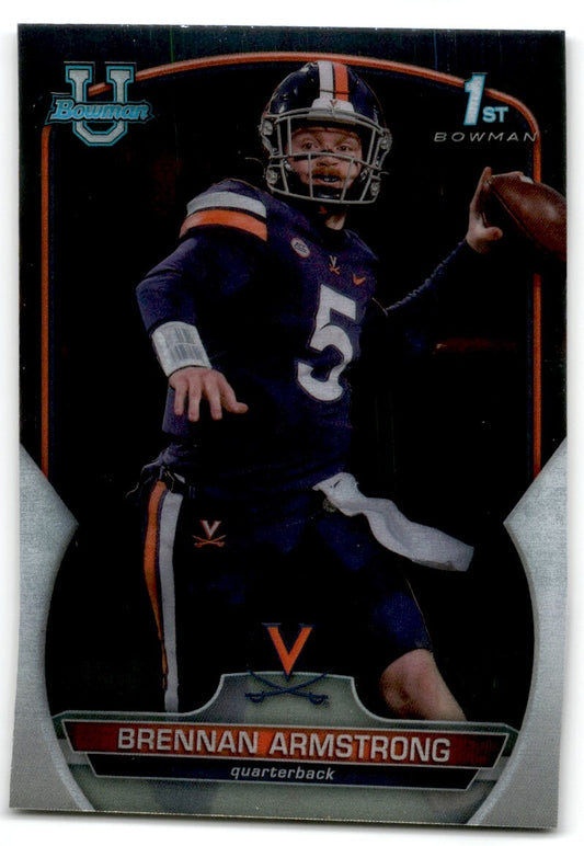 2022 bowman chrome university Brennan Armstong Virginia Cavaliers #53