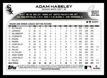 2022 Topps Update #US237 Adam Haseley