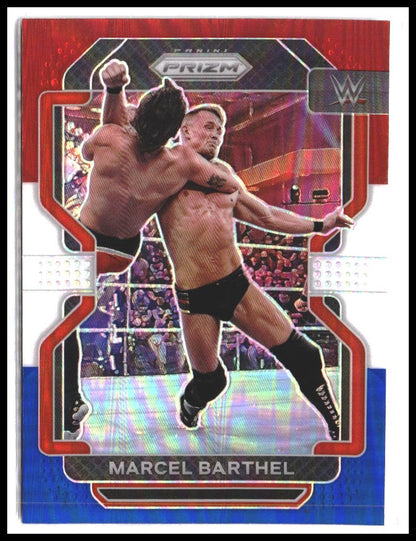 Marcel Barthel #186 2022 Panini Prizm WWE Red, White and Blue