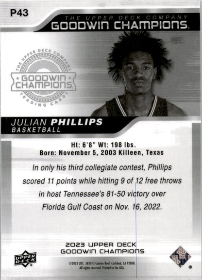 2023 Upper Deck Goodwin Champions #P43 Julian Phillips