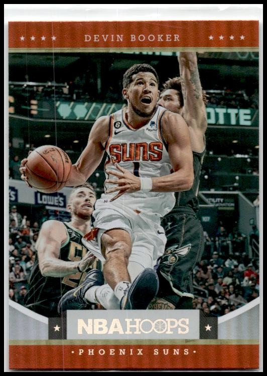 2023-24 Hoops Hoops Throwback #18 Devin Booker Phoenix Suns