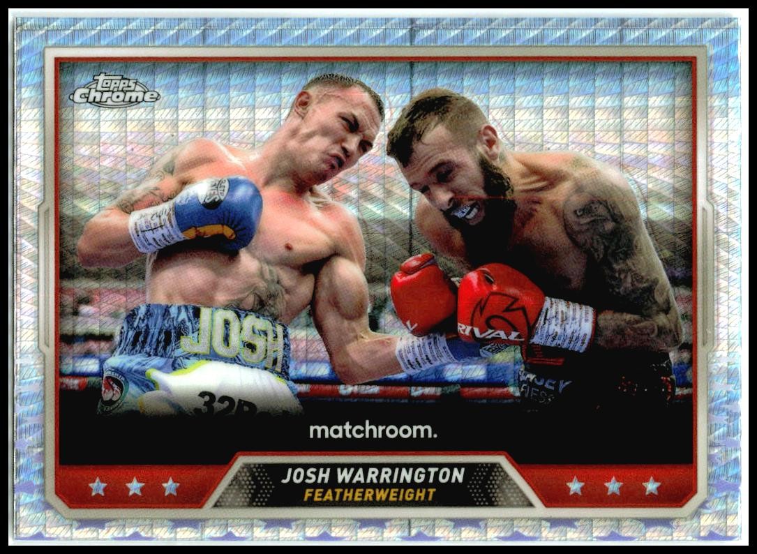 2024 Topps Chrome Boxing Prism #67 Josh Warrington