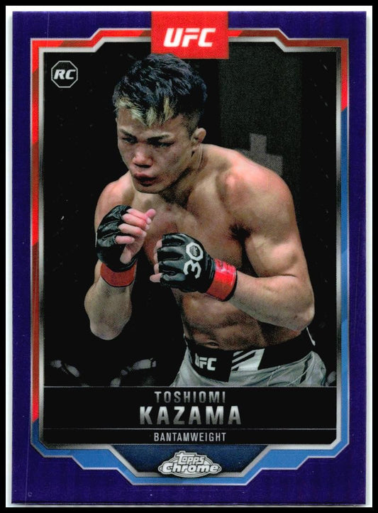 2025 Topps Chrome UFC Purple #150 Toshiomi Kazama