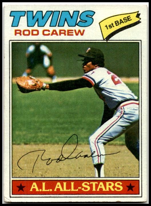 1977 Topps #120 Rod Carew Minnesota Twins