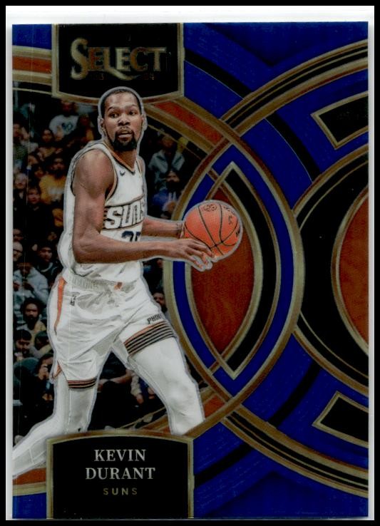 2023-24 Panini Select Blue Prizms #199 Kevin Durant Phoenix Suns