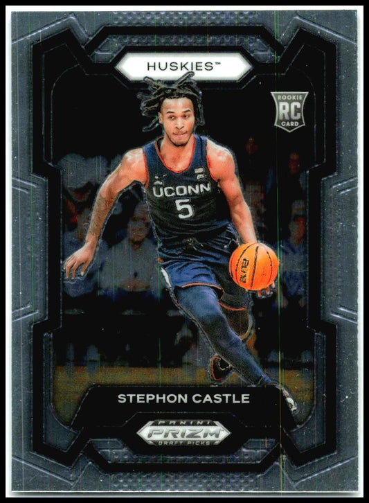 2024 Panini Prizm Draft Picks #17 Stephon Castle Connecticut Huskies