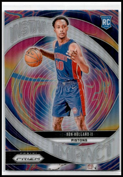2024-25 Panini Prizm Instant Impact Prizms Silver #13 Ron Holland II Pistons