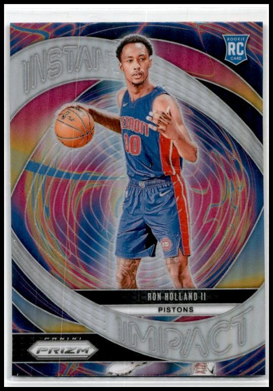 2024-25 Panini Prizm Instant Impact Prizms Silver #13 Ron Holland II Pistons