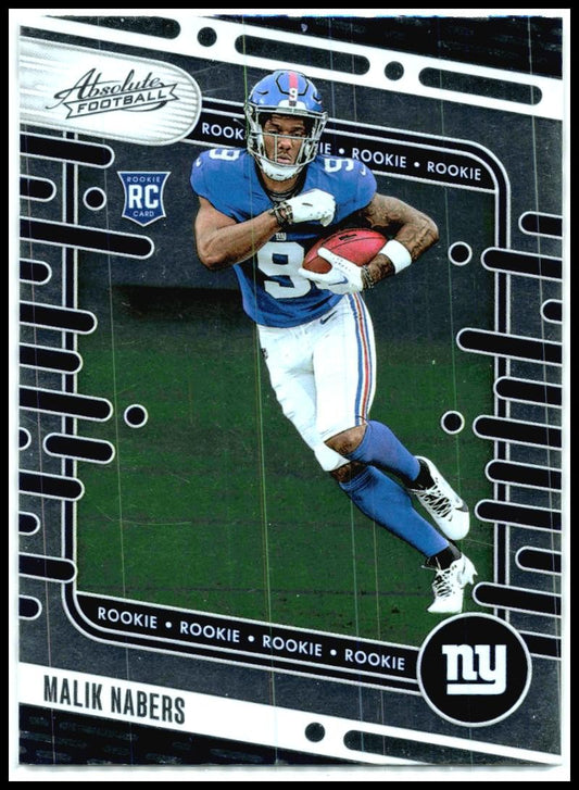 2024 Panini Absolute Retail #106 Malik Nabers Rookie New York Giants