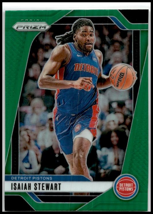 2024-25 Panini Prizm Green #106 Isaiah Stewart Detroit Pistons