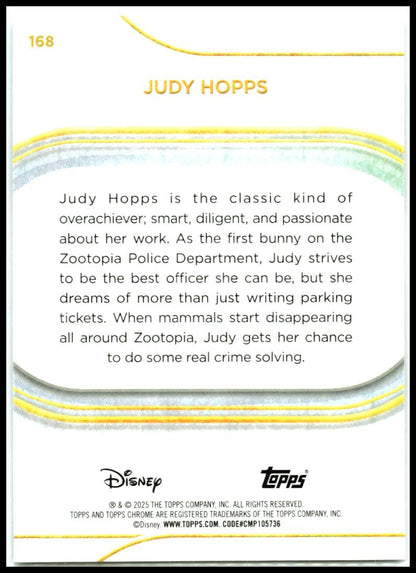 2025 Topps Chrome Disney #168 Judy Hopps