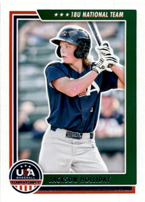 2022 Panini Stars & Stripes USA Baseball #69 Jackson Holliday
