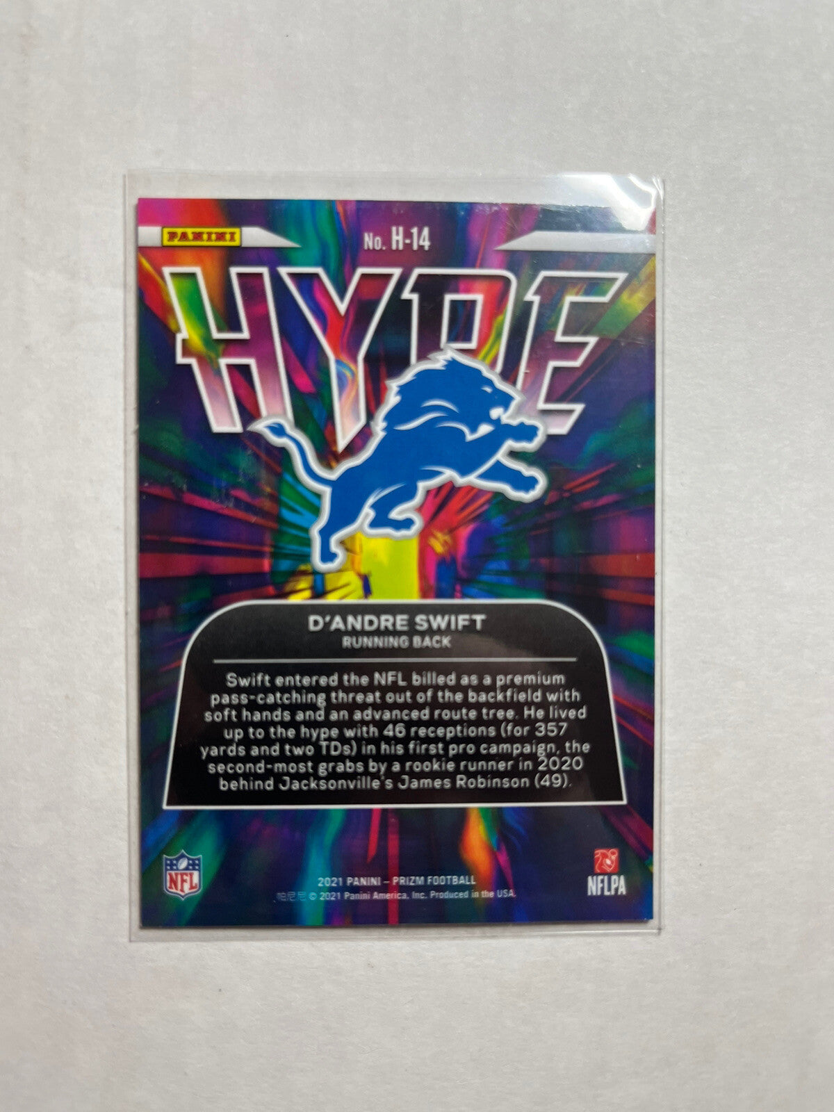 5 Card Lot D’Andre Swift 2020 and 2021 Lions 🔥
