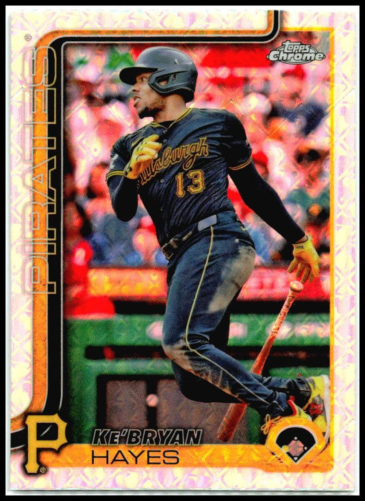 2025 Topps Chrome Logofractor #196 Ke’Bryan Hayes Pittsburgh Pirates